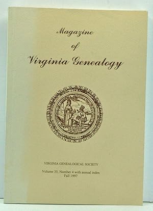 Imagen del vendedor de Magazine of Virginia Genealogy, Volume 35, Number 4 (Fall 1997) a la venta por Cat's Cradle Books