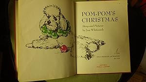 Bild des Verkufers fr Pom-Pom's Christmas. POM POM'S ( White French Poodle In Pet Shop for Sale ) Cute story about a little Poodle puppy who wishes for a little girl for Christmas. zum Verkauf von Bluff Park Rare Books
