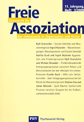 Image du vendeur pour Freie Assoziation. Heft 3 / 2008. Das Unbewute in Organisation und Kultur. 11. Jahrgang. mis en vente par Fundus-Online GbR Borkert Schwarz Zerfa
