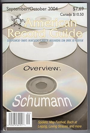 Seller image for American Record Guide - September/October 2004 - Vol.67, No.5 for sale by Cameron-Wolfe Booksellers