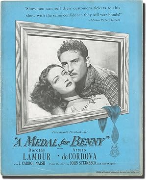 Seller image for A Medal for Benny (Original Pressbook for the 1945 film) for sale by Royal Books, Inc., ABAA
