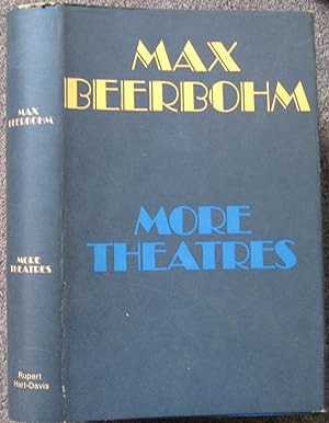 Seller image for MORE THEATRES 1898-1903. WITH AN INTRODUCTION BY RUPERT HART-DAVIS. for sale by Graham York Rare Books ABA ILAB