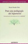 Para una pedagogía del hipertexto : una teoría entre la deconstrucción y la complejidad