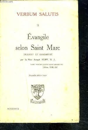Seller image for EVANGILE SELON SAINT MARC II for sale by Le-Livre
