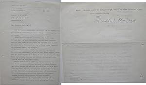 Brief mit eigenh. Unterschr., 1 S., Ingolstadt, 10.3.1967 an Ria Hans, Rundfunkredakteurin