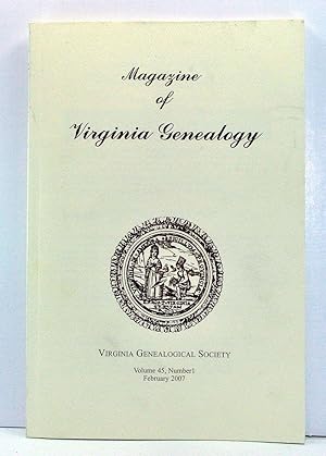 Bild des Verkufers fr Magazine of Virginia Genealogy, Volume 45, Number 1 (February 2007) zum Verkauf von Cat's Cradle Books