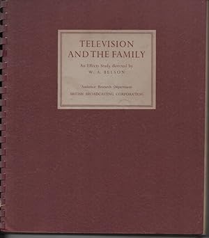 Seller image for Television and the Family for sale by C P Books Limited