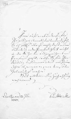 (1775-1856). Eigenh. Brief mit U.