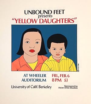 Imagen del vendedor de Unbound Feet presents "Yellow Daughters" [screen print poster] a la venta por Bolerium Books Inc.