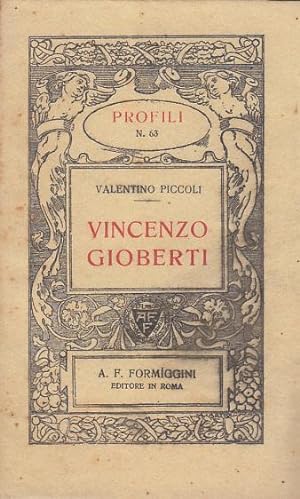 Imagen del vendedor de VINCENZO GIOBERTI a la venta por Arca dei libri di Lorenzo Casi