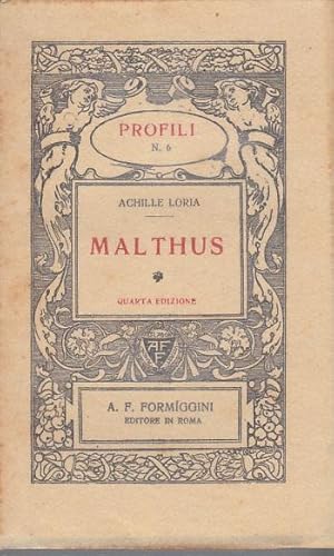 Image du vendeur pour MALTHUS mis en vente par Arca dei libri di Lorenzo Casi