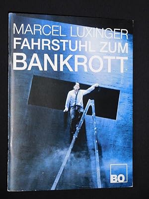 Imagen del vendedor de Programmheft 92 Schauspielhaus Bochum, Kammerspiele 2008/09. Urauffhrung FAHRSTUHL ZUM BANKROTT von Marcel Luxinger. Insz.: Bettina Bruinier, Kostme: Justina Klimczyk, Kostme: Mareile Krettek. Mit Oliver Mller, Jele Brckner, Leopold Hornung, Evamaria Salcher, Maja Beckmann, Alexander Maria Schmidt a la venta por Fast alles Theater! Antiquariat fr die darstellenden Knste