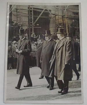 President von Hindenberg, Funeral of Dr. Stresemann, Original Press Photo