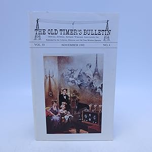 Imagen del vendedor de The Old Timer's Bulletin. Official Journal Antique Wireless Association, Inc. (Vol. 33. No. 4. November 1992) First Edition a la venta por Shelley and Son Books (IOBA)