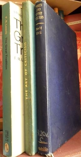 Seller image for THE GREAT TRADITION + THE ART OF CRITICISM + POETS AND STORY-TELLERS (3 libros) for sale by Libros Dickens