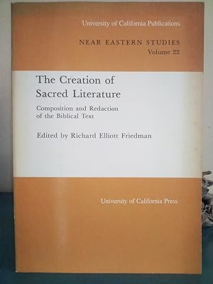 Seller image for The Creation of Sacred Literature: Composition and Redacton of the Biblical Text for sale by Library of Religious Thought