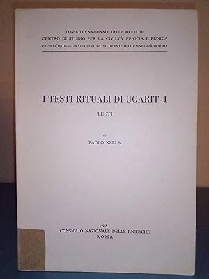 Bild des Verkufers fr I Testi Rituali di Ugarit-I: Testi zum Verkauf von Library of Religious Thought