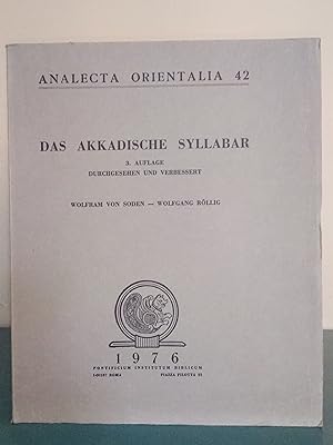 Imagen del vendedor de Das Akkadische Syllabar a la venta por Library of Religious Thought