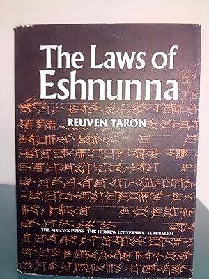 Image du vendeur pour The Laws of Eshnunna mis en vente par Library of Religious Thought