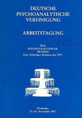 Bild des Verkufers fr Der psychoanalytische Proze. Zum 40jhrigen Bestehen der DPV. Deutsche Psychoanalytische Vereinigung. zum Verkauf von Fundus-Online GbR Borkert Schwarz Zerfa