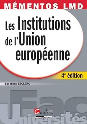 institutions de l'union européenne (4e édition)