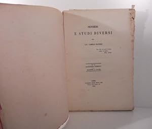 Pensieri e studi diversi. Cronologia primitiva; Macchine a vapore