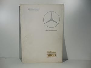 Mercedes - Benz. Programma autovetture 1966