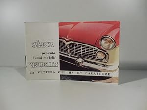 Simca presenta i suoi modelli Vedette. La vettura che ha un carattere. (Brochure pubblicitaria)