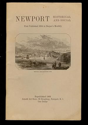 Seller image for Newport Historical and Social - Harper's Magazine 1854 Extract for sale by Ramblin Rose Books