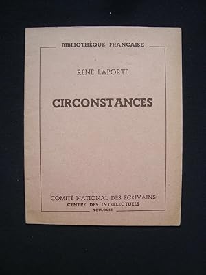 Seller image for Circonstances - for sale by Le Livre  Venir