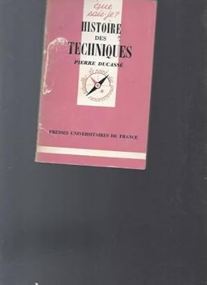 Histoire des Techniques