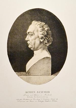 SCHMID, Simon (1760 - 1840). "Simon Schmid, Dekan und Pfarrer zu Miesbach, Erfinder der Steindruc...
