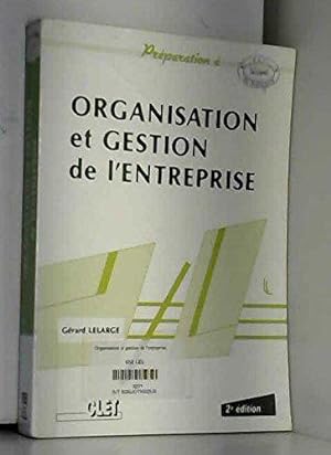 Seller image for Organisation gestion entreprise for sale by JLG_livres anciens et modernes