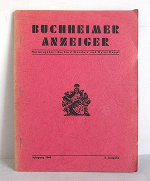 Seller image for Buchheimer Anzeiger - Jahrgang 1948, 3. Ausgabe for sale by Verlag IL Kunst, Literatur & Antiquariat