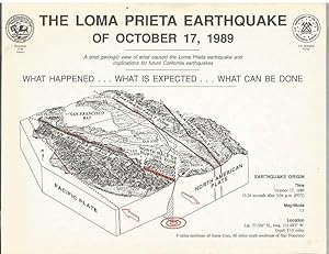 The Loma Prieta Earthquake of October 17, 1989: What Happened. What is Expected. What Can Be Done