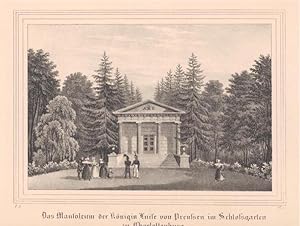 Das Mausoleum der Königin Luise von Preussen im Schlossgarten zu Charlottenburg.