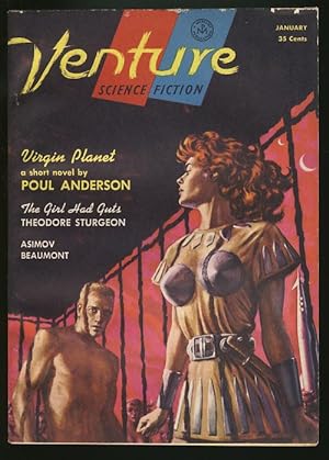 Bild des Verkufers fr Virgin Planet in Venture Science Fiction Magazine January 1957 zum Verkauf von Parigi Books, Vintage and Rare