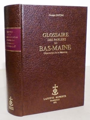Glossaire des parlers du Bas-Maine (département de la Mayenne).