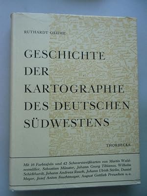 Geschichte Kartographie des Deutschen Südwestens 1961 Südwestdeutschland