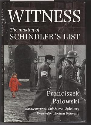 Immagine del venditore per Witness : The Making of Schindler's List venduto da Laura Books