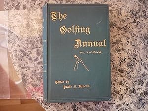 The Golfing Annual 1891-1892