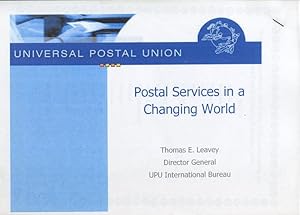 Imagen del vendedor de Universal Postal Union. Postal services in a changing World. a la venta por Pennymead Books PBFA