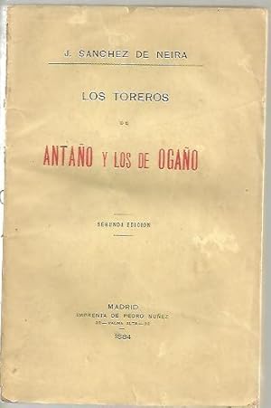 Seller image for LOS TOREROS DE ANTAO Y LOS DE OGAO. for sale by Librera Javier Fernndez