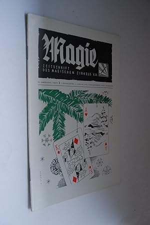 Magie: die Kunst des Zauberns; Zeitschrift des Magischen Zirkels von Deutschland e.V. - Heft I/Ja...