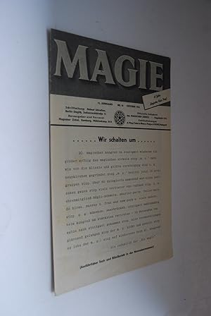 Magie: die Kunst des Zauberns; Zeitschrift des Magischen Zirkels von Deutschland e.V. - Heft 10/J...