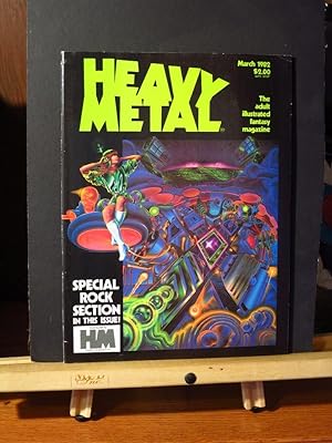 Image du vendeur pour Heavy Metal Magazine March 1982 mis en vente par Tree Frog Fine Books and Graphic Arts