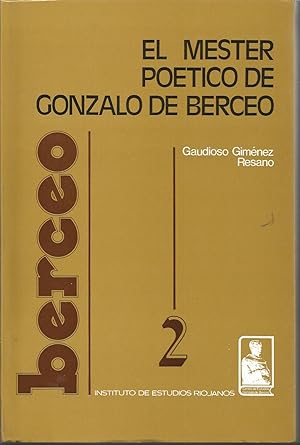 EL MESTER POETICO DE GONZALO DE BERCEO -(Centro de Estudios Gonzalo de BERCEO 2)
