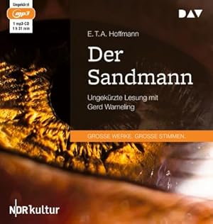 Bild des Verkufers fr Der Sandmann, 1 Audio-CD, 1 MP3 : Ungekrzte Lesung mit Gerd Wameling (1 mp3-CD) zum Verkauf von AHA-BUCH GmbH