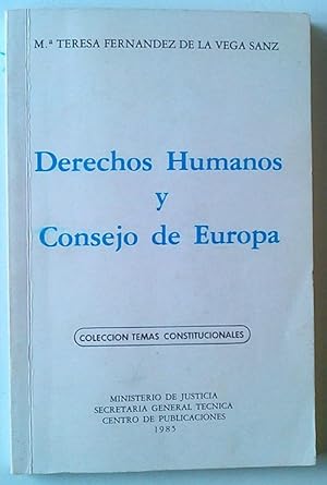 Imagen del vendedor de Derechos humanos y Consejo de Europa a la venta por Librera Salvalibros Express