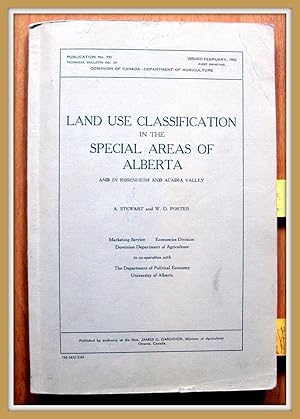 Land Use Classification in the Special Areas of Alberta. and in Rosenheim and Acadia Valley